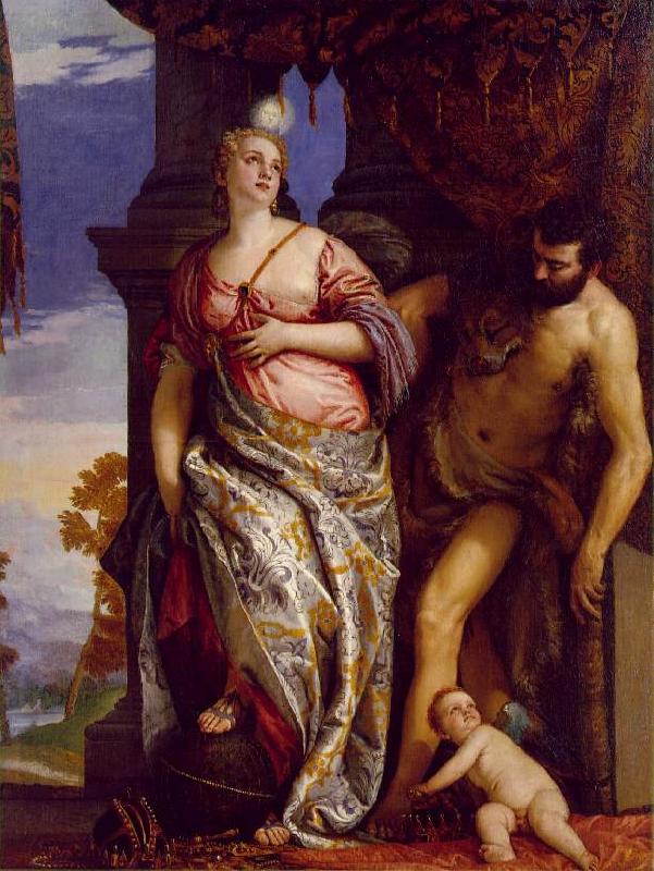VERONESE (Paolo Caliari) Allegory of Wisdom and Strength wt